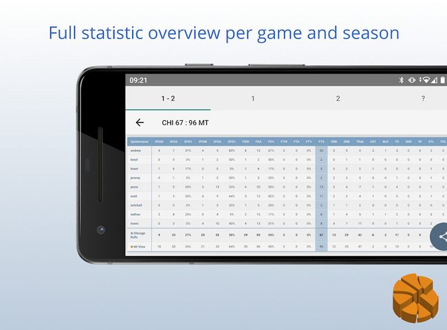 Screenshot 20: Statastic Basketball - record.analyze.improve