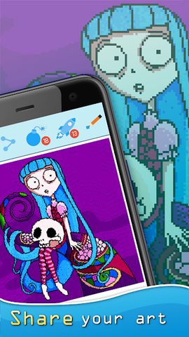 Screenshot 4: Pixyfy: pixel art, color by number, coloring games