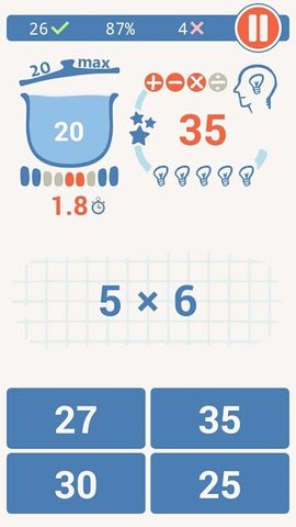 Screenshot 1: Math Fire