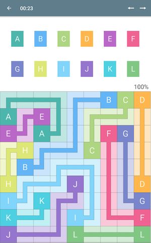 Screenshot 10: Color Pipes (Numberlink)