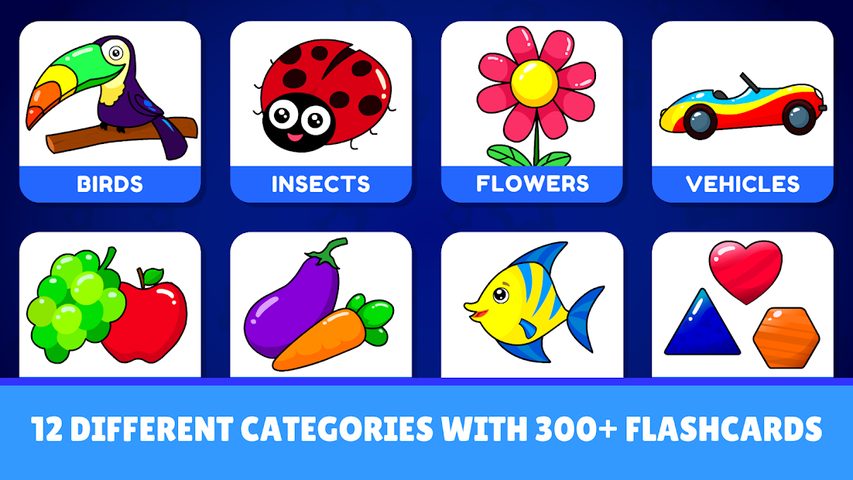 Screenshot 1: Flashcards Toddler Games for 2 and 3 Year Olds