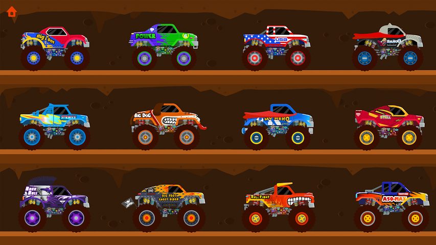 Screenshot 1: Monster Truck Games for kids