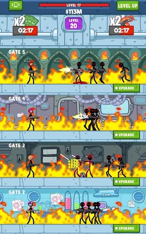 Screenshot 1: Idle Stickman