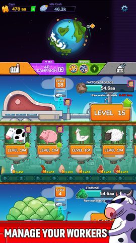 Screenshot 2: Endless Colonies: Idle Space Explorer