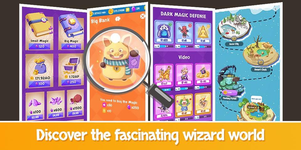 Screenshot 4: Idle Wizard School