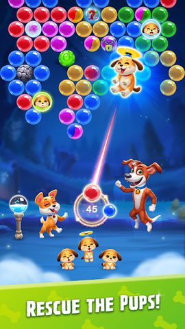 Screenshot 1: Bubble Shooter King