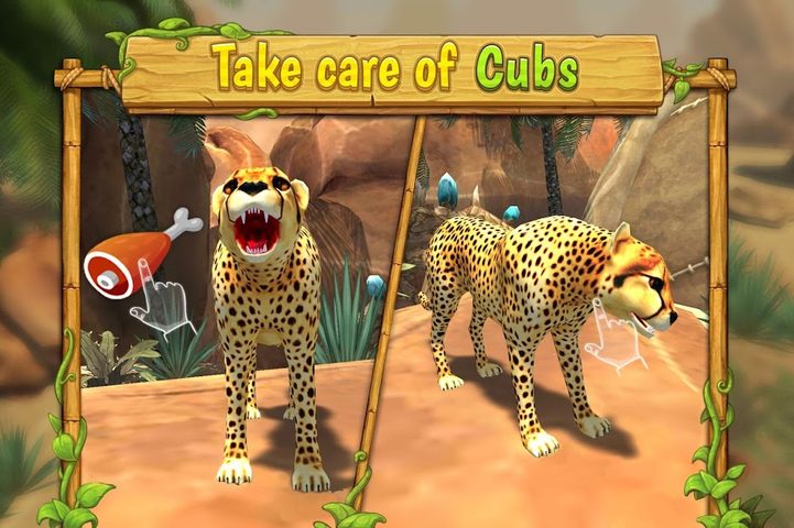 Screenshot 4: Cheetah Family Sim - Animal Simulator