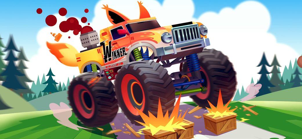 Screenshot 1: Monster Truck Go: Racing Games 4+