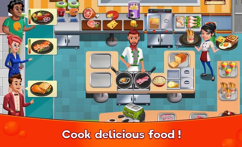 Screenshot 1: Cooking Cafe Restaurant Girls - Cooking Game