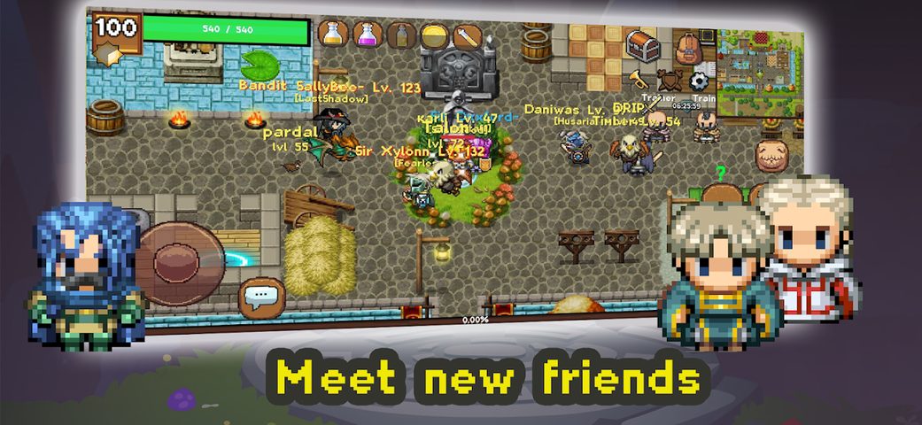 Screenshot 2: Sword of Legacy - MMORPG - RPG - MMO - Retro