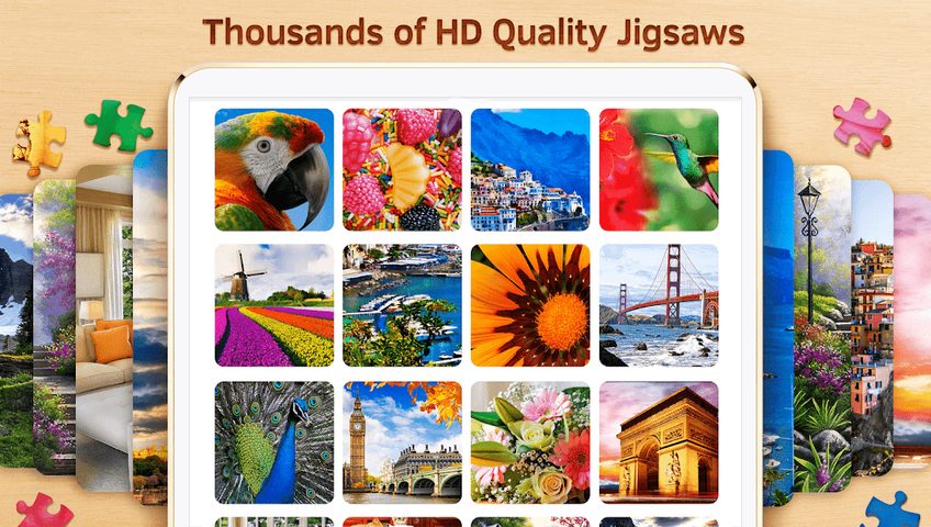 Screenshot 2: Jigsaw Puzzles Game for Adults