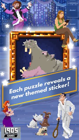 Screenshot 2: Pixel Links: The Relaxing Coloring Puzzle Game