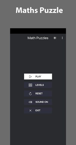 Screenshot 1: Math Puzzles