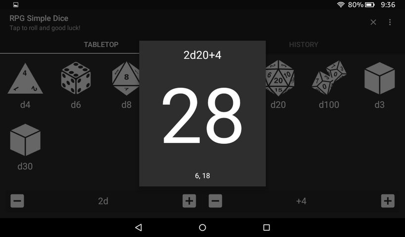 Screenshot 13: RPG Simple Dice