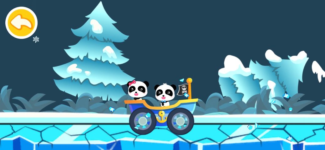 Screenshot 4: Baby Panda Car Racing 4+
