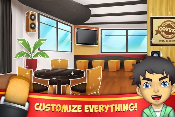 Screenshot 2: My Coffee Shop: Cafe Shop Game