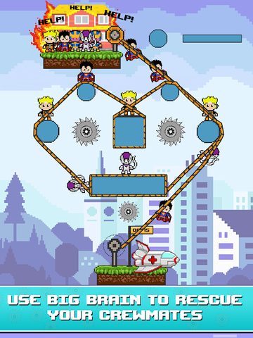Screenshot 9: Rope Pixel Master - Rescue Hero Academy