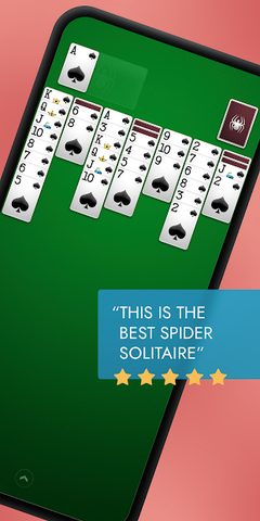 Screenshot 1: Spider Solitaire