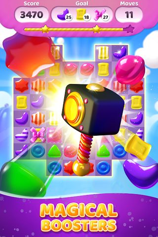 Screenshot 3: Candy Deluxe - Free Match 3 Quest & Puzzle Game
