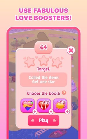 Screenshot 3: Match 3 Hearts - Romantic Puzzle Matching Game