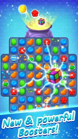 Screenshot 1: Candy Witch - Match 3 Puzzle