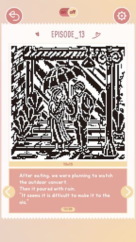 Screenshot 4: Hana's story - nonograms