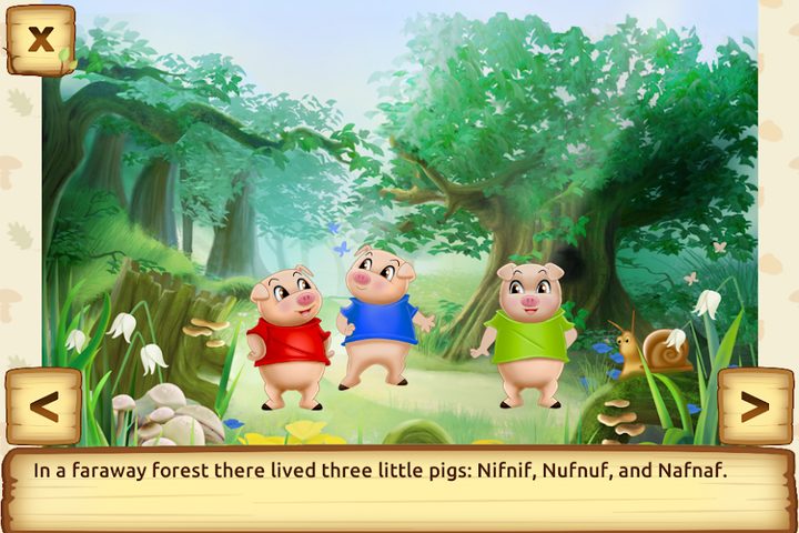 Screenshot 2: Three Little Pigs - Fairy Tale with Games