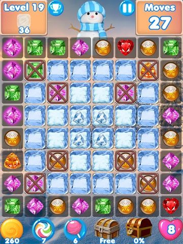Screenshot 12: Snowman Swap - match 3 games and Christmas Games