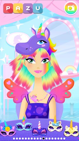 Screenshot 4: Girls Hair Salon Unicorn