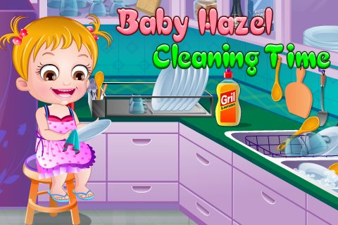 Screenshot 2: Baby Hazel Cleaning Time