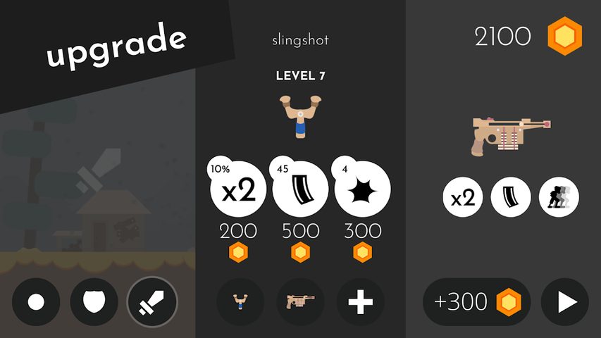 Screenshot 2: Slingshots vs. Zombies