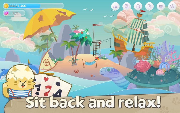 Screenshot 17: Solitaire Cat Islands-TriPeaks
