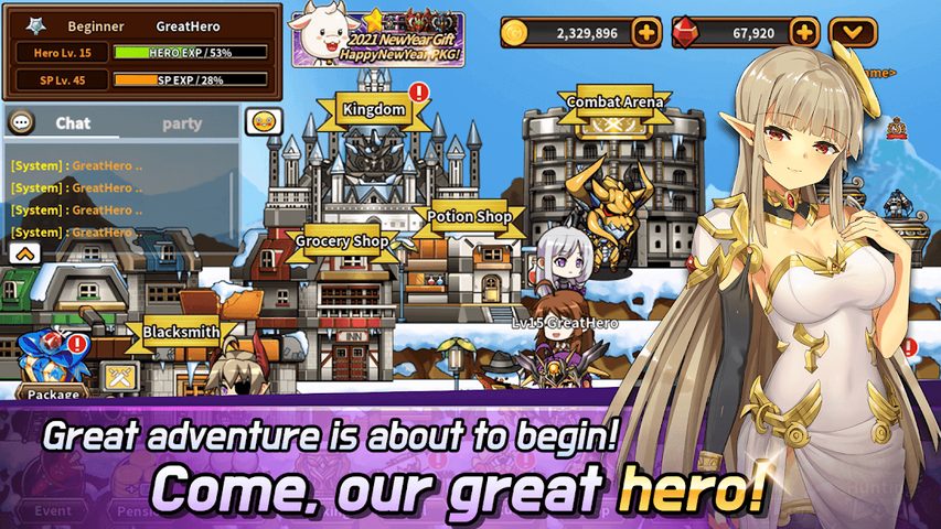 Screenshot 9: Hero Town Online : 2D MMORPG