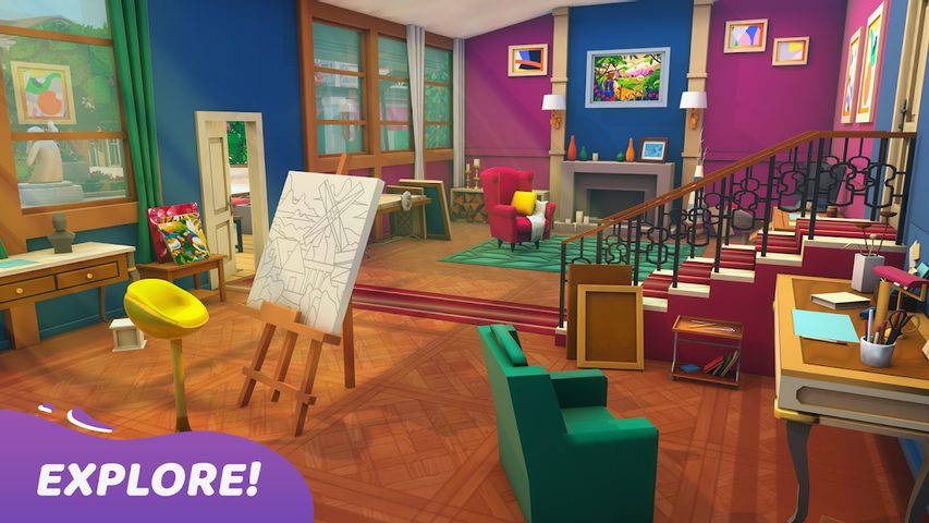 Screenshot 1: Gallery: Coloring Book & Decor