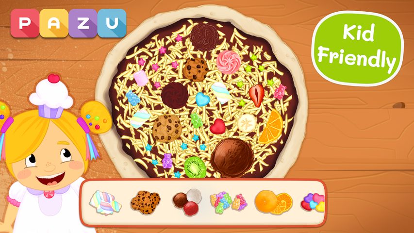 Screenshot 1: Pizza maker - cooking and baking games for kids