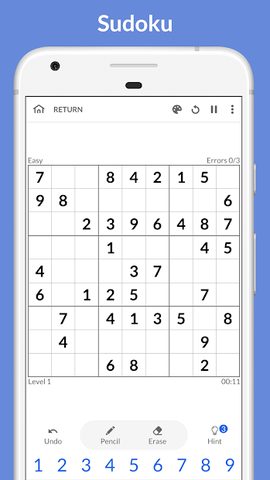 Screenshot 2: Paper Brain - Puzzles, Sudoku