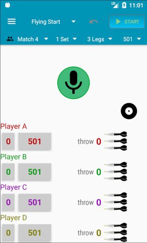 Screenshot 3: Darts Scorecard