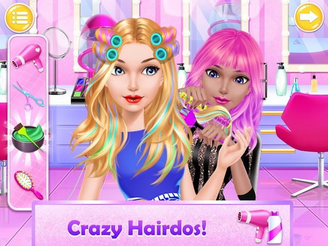 Screenshot 2: Makeup Salon Games for Girls