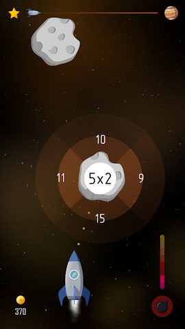 Screenshot 1: Space Math - Times tables & mu