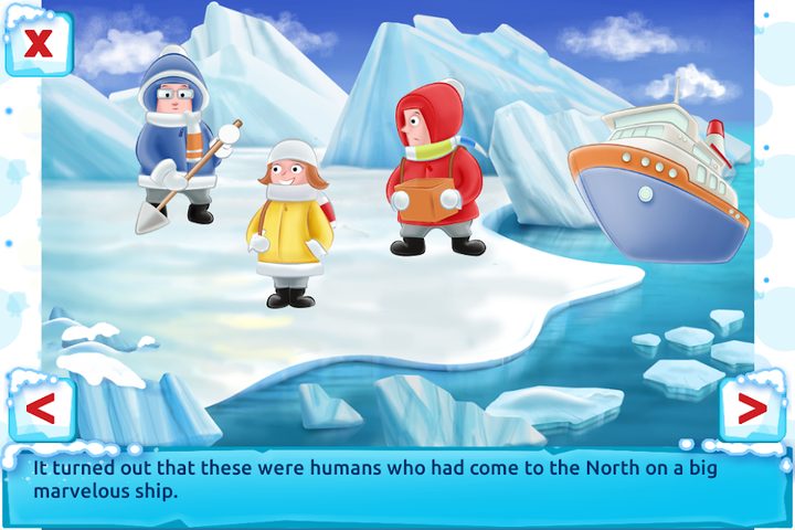 Screenshot 3: Polar Bear Cub - Fairy Tale with Games Free
