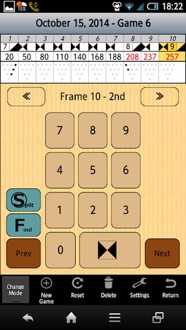 Screenshot 7: Bowling Scorer Free