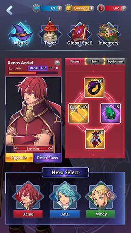 Screenshot 1: Leturn - RPG Idle Defense