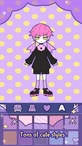 Screenshot 1: BatDoll Dress up cute boy game