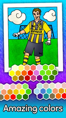 Screenshot 18: Football coloring book game