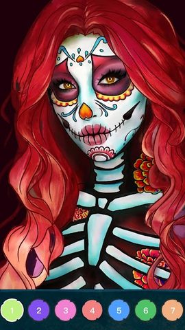 Screenshot 4: Zombie Coloring - Color by Numbers & Art Books