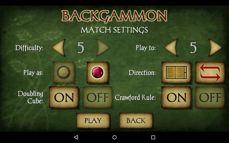 Screenshot 10: Backgammon