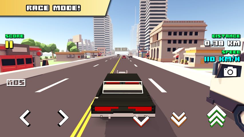 Screenshot 3: Blocky Car Racer - racing game
