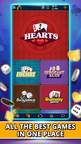 Screenshot 1: VIP Games: Hearts, Rummy, Yatzy, Dominoes, Crazy 8