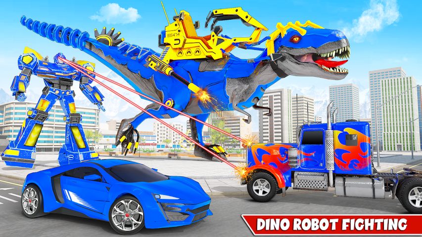 Screenshot 17: Dino Transform Robot Car Game