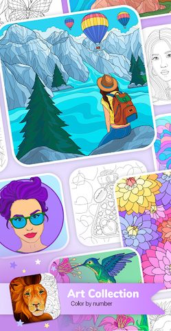 Screenshot 1: Art Collection Color by Number
